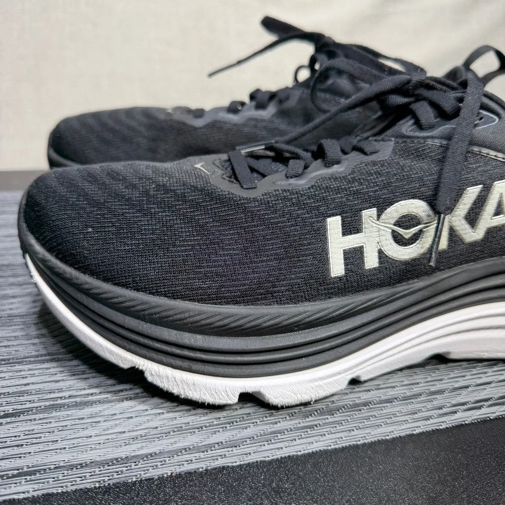 Hoka One Gaviota 5 Shoes - Womens 9.5 - Black Running 1134235 BWHT